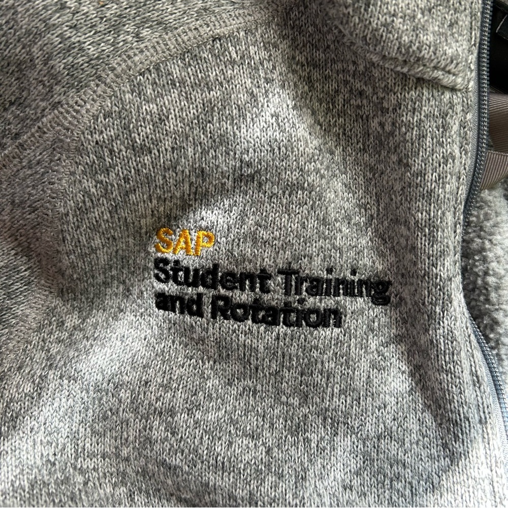 Patagonia Women's Small S Gray Grey Better Sweatet 1/4 Zip SAP - Picture 4 of 5